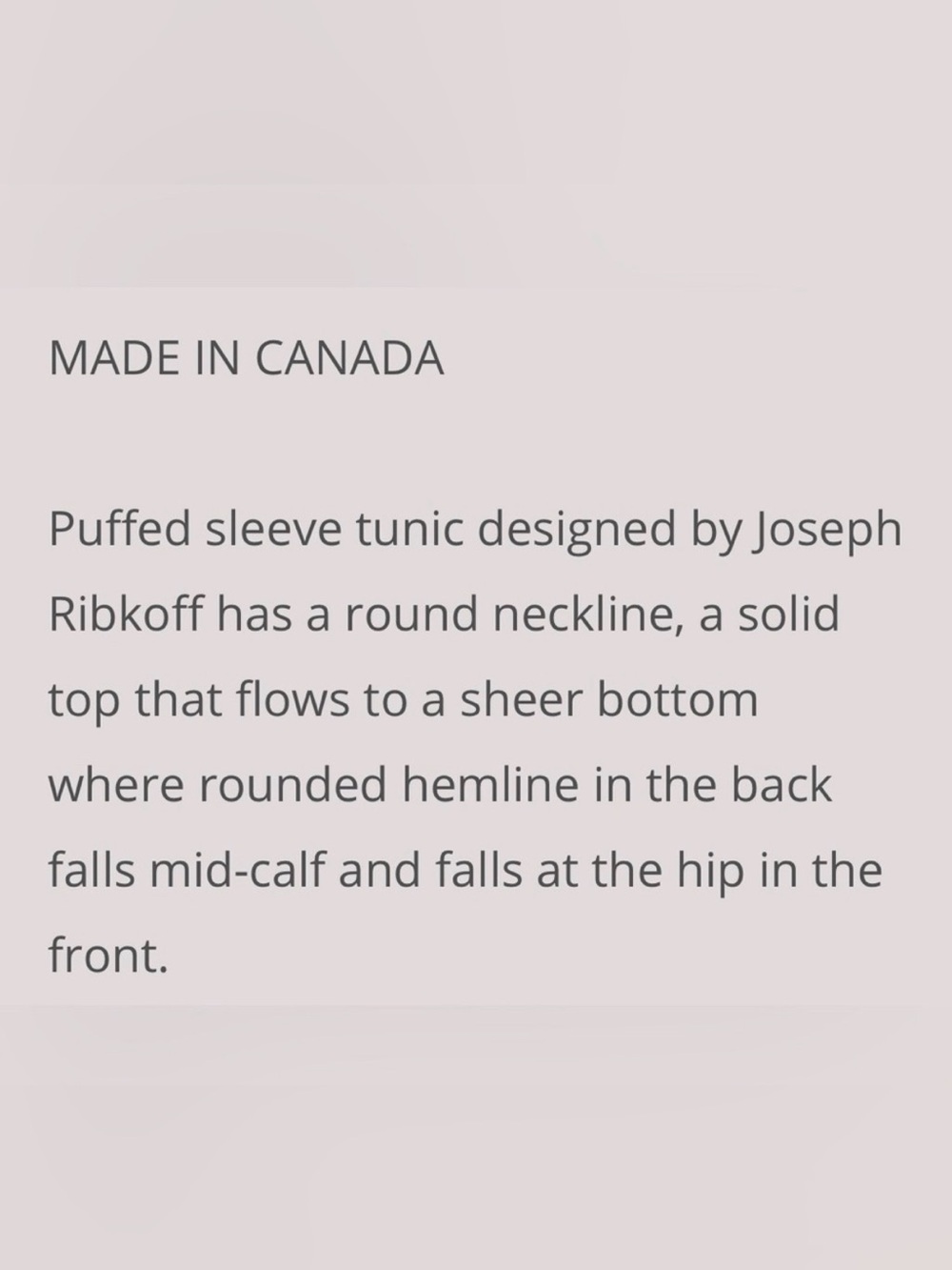 Joseph Ribkoff | LDS Tunic/ Hi - Low / Ruffle Blouse - Picture 10 of 10